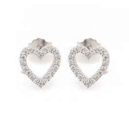 Heliophilia Silver Pendientes de Plata de Ley 925